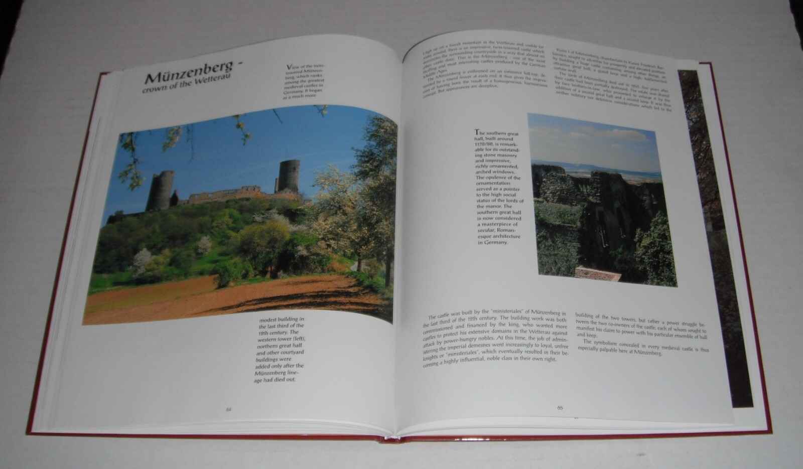 Castles and Palaces–Germany….circa 2004 Hardcover…approx 110 pages–no