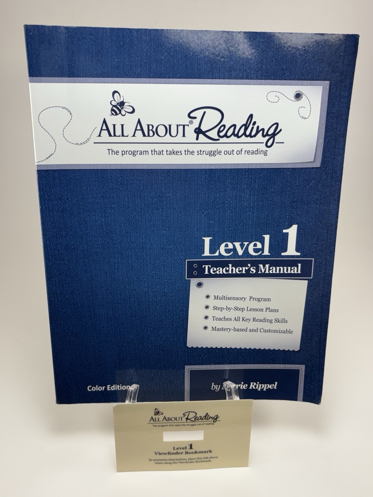All About Reading Level 1/2023 Teacher Manual 3 Readers Bookmark COLOR EDITION