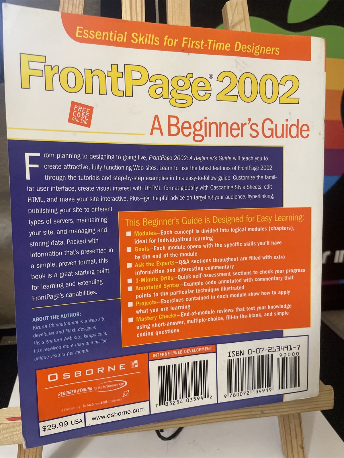 Beginner’s Guides: FrontPage 2002 : A Beginner’s Guide by Kirupa Chinnathambi…