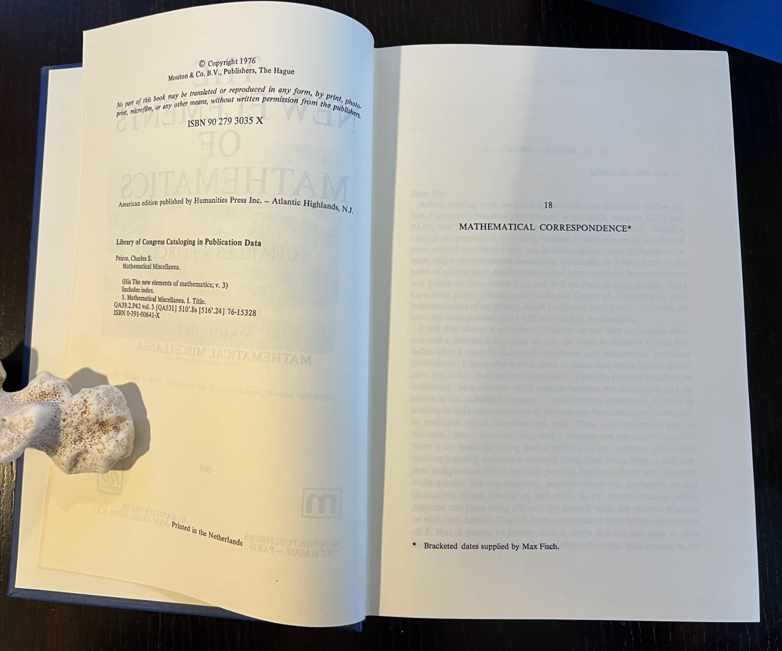 The New Elements of Mathematics_Volume 3 in 2 Parts_Charles S. Peirce_VG+