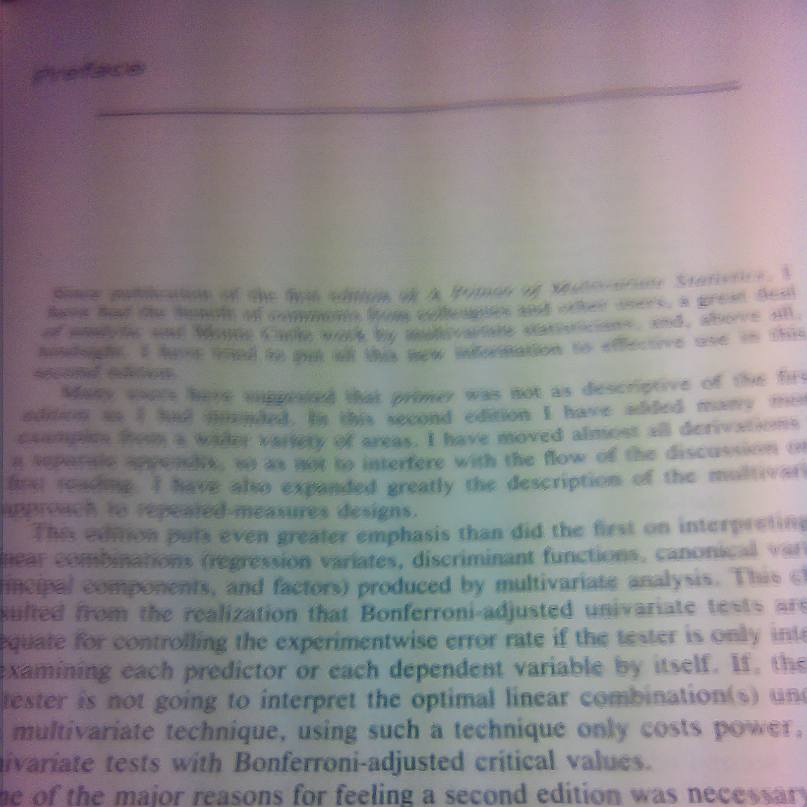 PRIMER OF MULTIVARIATE STATISTICS: 576 Pristine Pages LIKE NEW HB See My Photos!