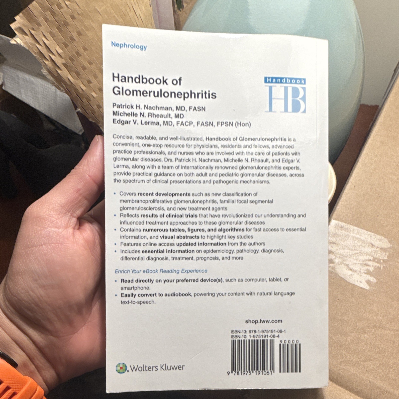 Wolters Kluwer Handbook of Glomerulonephritis eBook Included PB 2019
