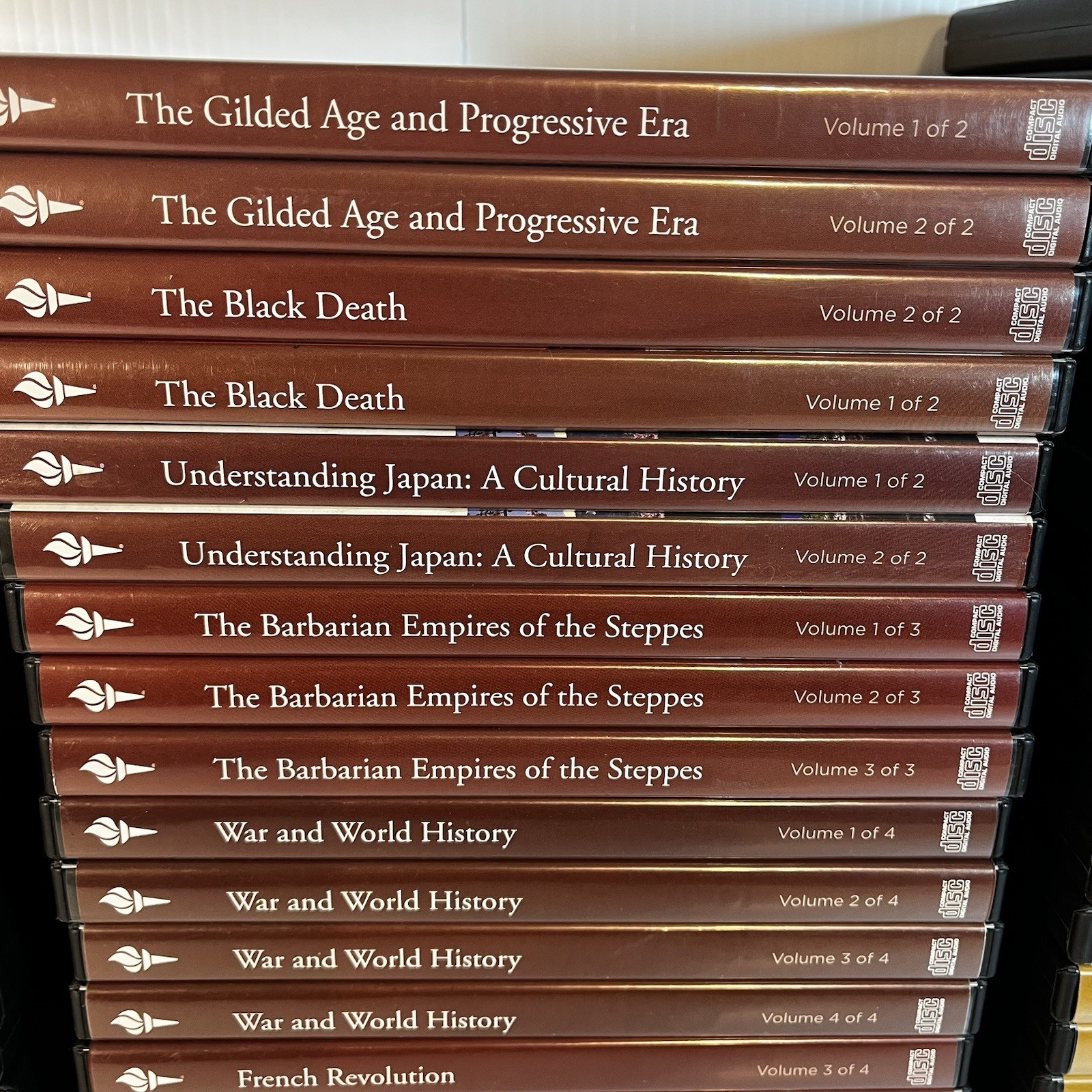 The Great Courses Lot of 39 Different Full Courses on DVDs (86 cases) Collegiate