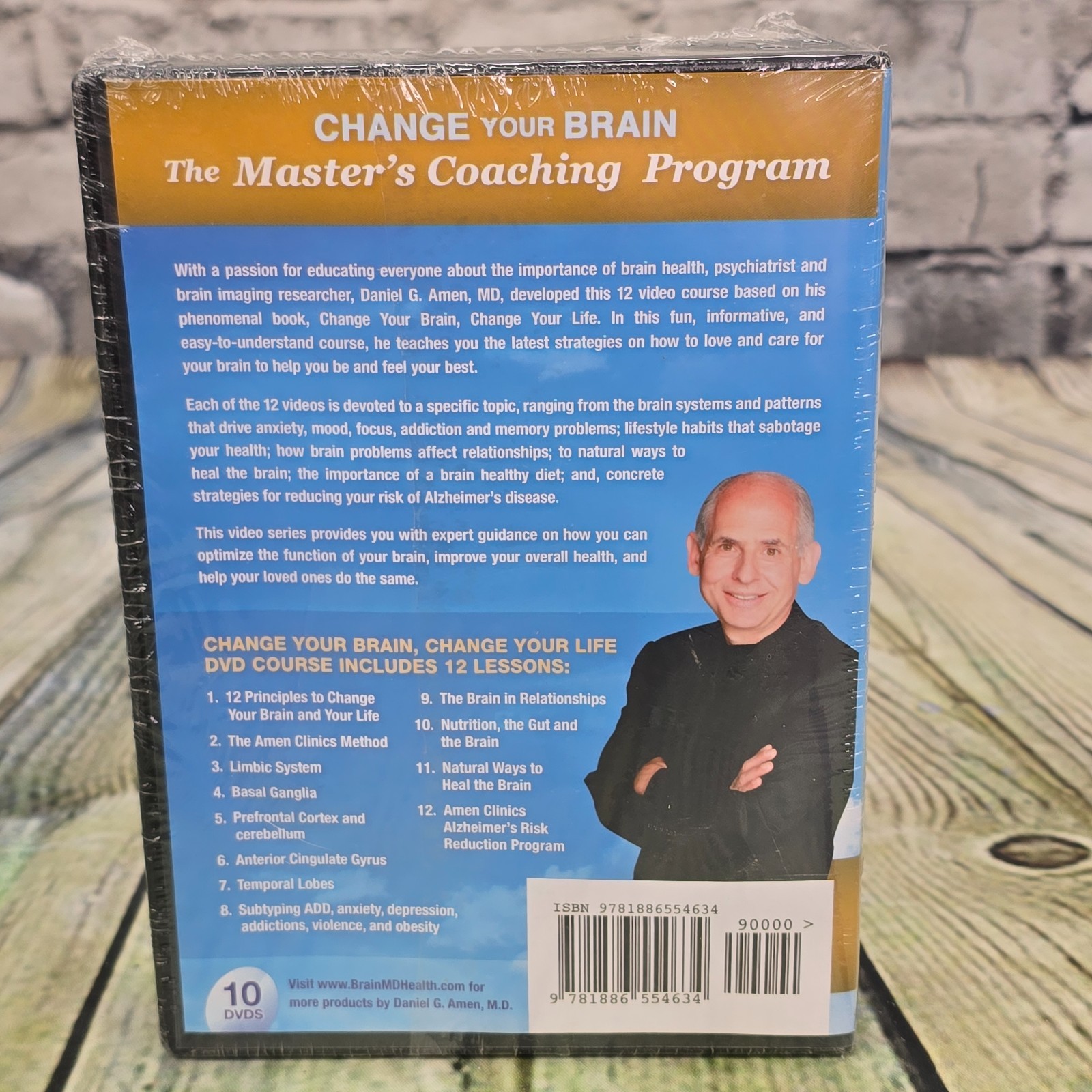 Dr Daniel Amen Brain Box X + Change Your Brain Coaching Program DVD Sets – NEW