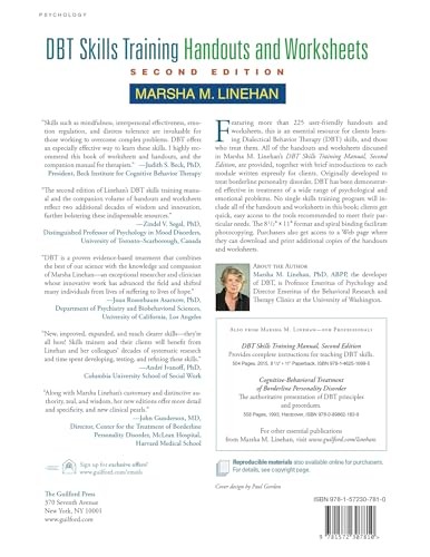 DBT® Skills Training Handouts and Worksheets, Second Edition