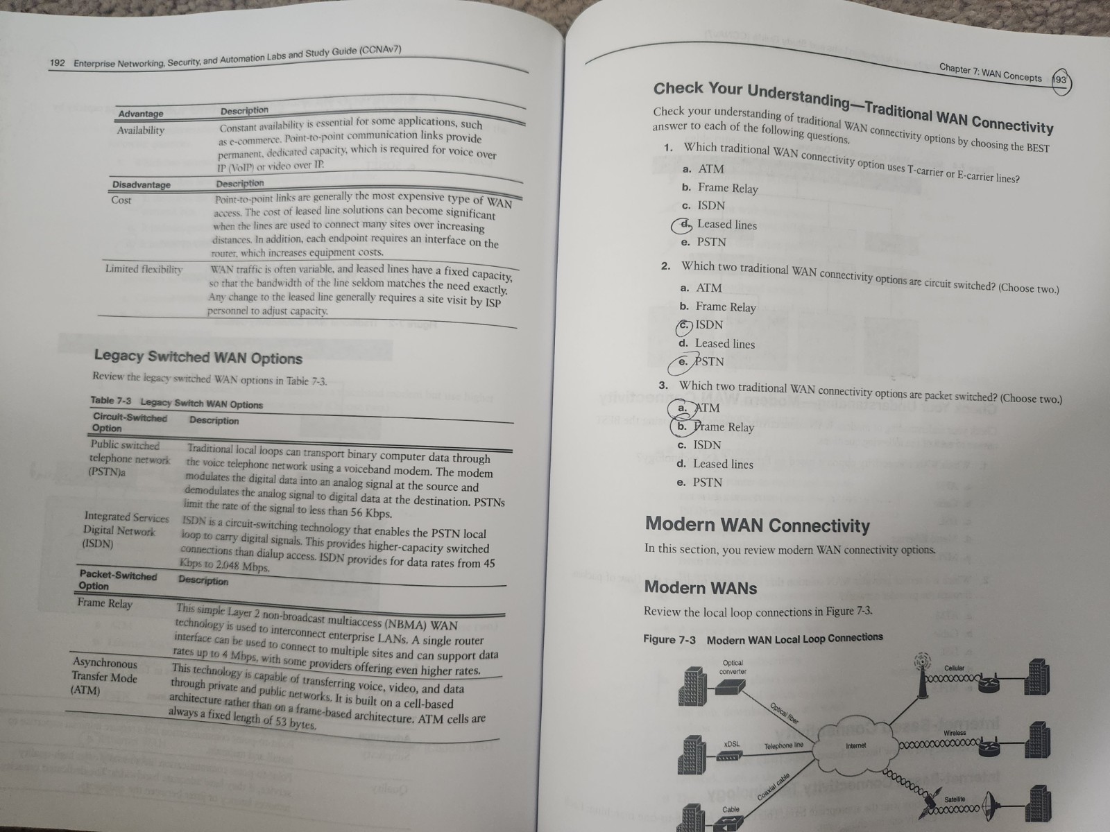 CCNAv7 CISCO Enterprise Networking Security Automation Booklet +Labs Study Guide