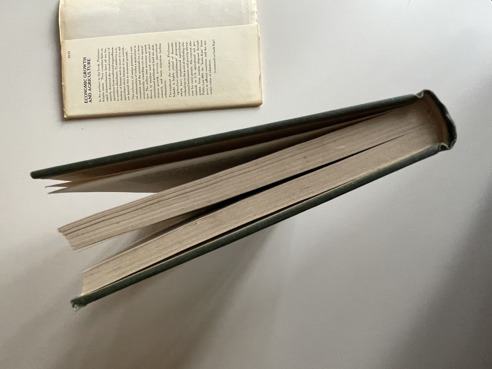 Theodore W. Schultz – Economic Growth and Agriculture – First Edition HC DJ