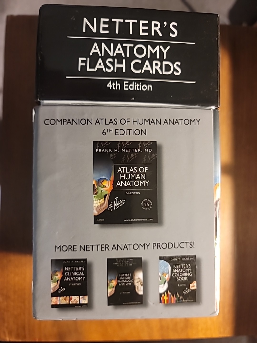 Netter Basic Science Ser.: Netter’s Anatomy Flash Cards 4th edition used VG+