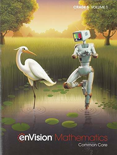 ENVISION MATHEMATICS 2020 COMMON CORE STUDENT EDITION GRADE 5 VOLUME 1 – GOOD