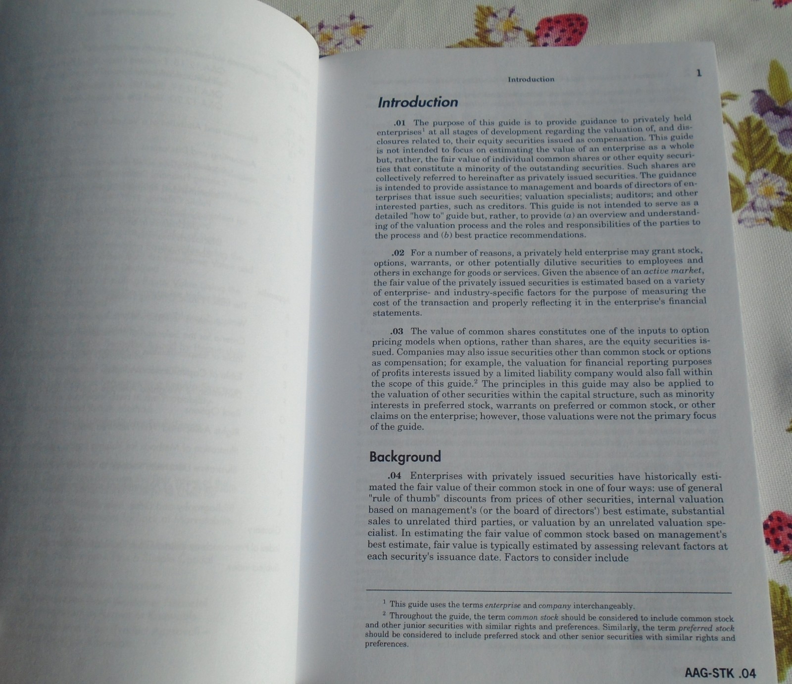 Accounting and Valuation Guide: Valuation of Privately-Held-Company Equity Secur