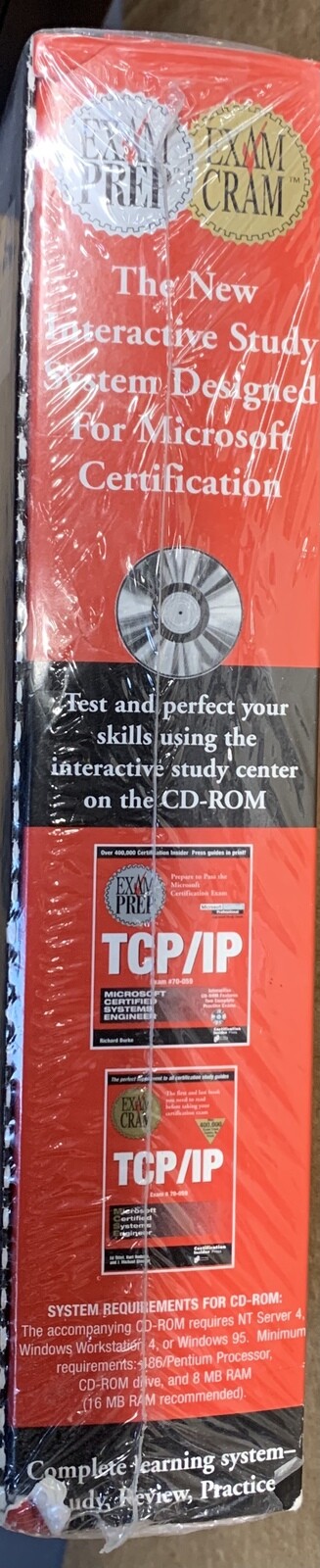 MCSE TCP/IP Prep and Cram Pack [Paperback & CD ROM] MCSE Certification **NEW**