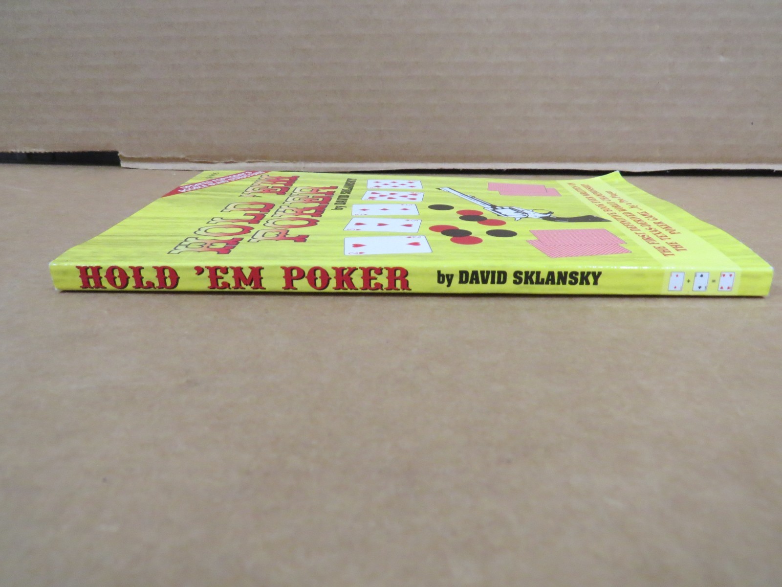 Hold’em Poker – Paperback By Sklansky, David – 2000 PB Gambling Game Skill
