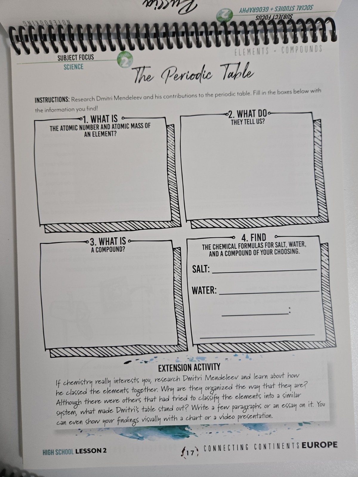 Gather Round Europe Unit 4 Books Teacher, High School, Middle School & Recipes