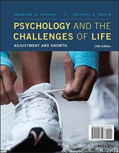 Psychology and the Challenges of – Loose Leaf, by Rathus Spencer A.; – Very Good