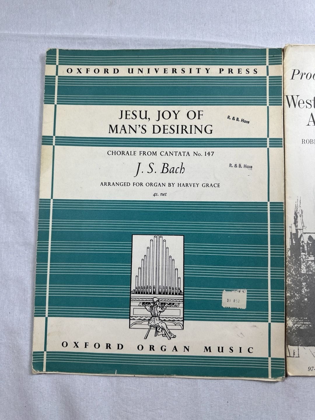 Lot of 2 : J.S. Bach Jesu Joy of Man’s Desiring & R Wetzler Processional #231