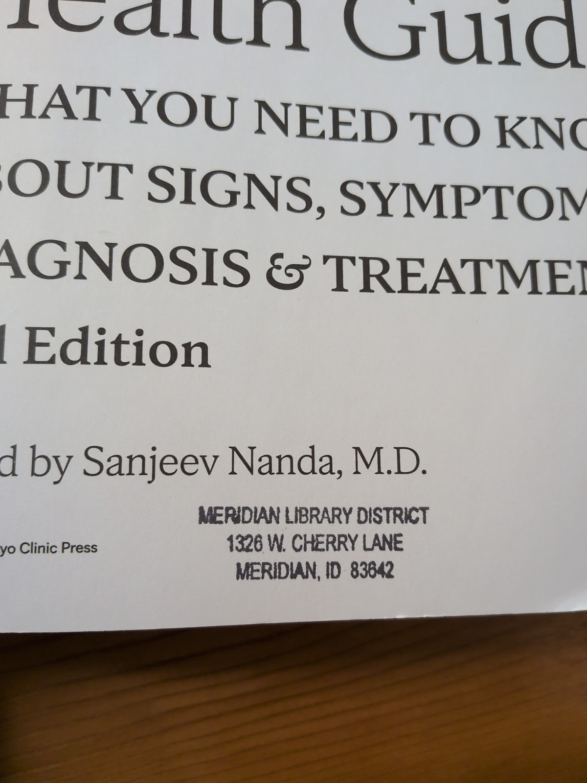 Mayo Clinic A to Z Health Guide (2nd Edition) – Medical Reference Book