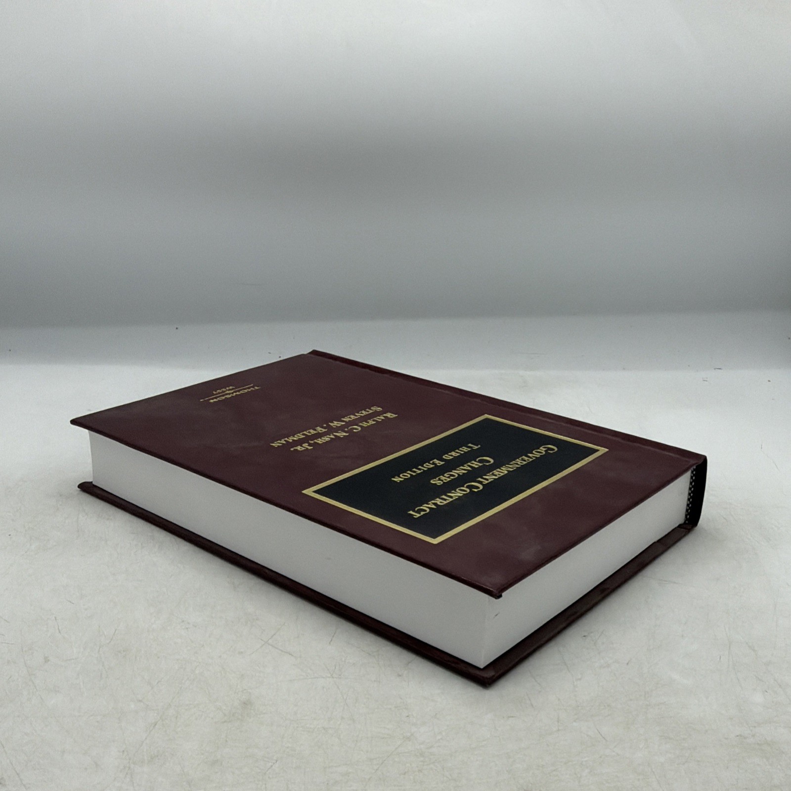 Government Contract Changes Third Edition Volume 1 Law Book By Nash & Feldman