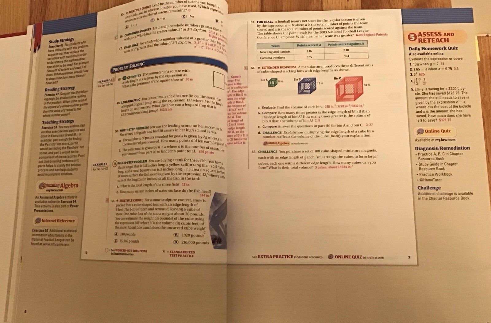 Holt McDougal Larson Algebra 1 Teacher Edition & Student Common Core Homeschool