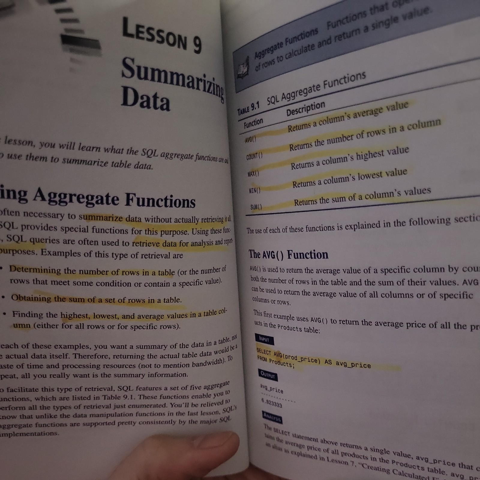 Teach Yourself Ser.: Sams Teach Yourself SQL in 10 Minutes by Ben Forta…