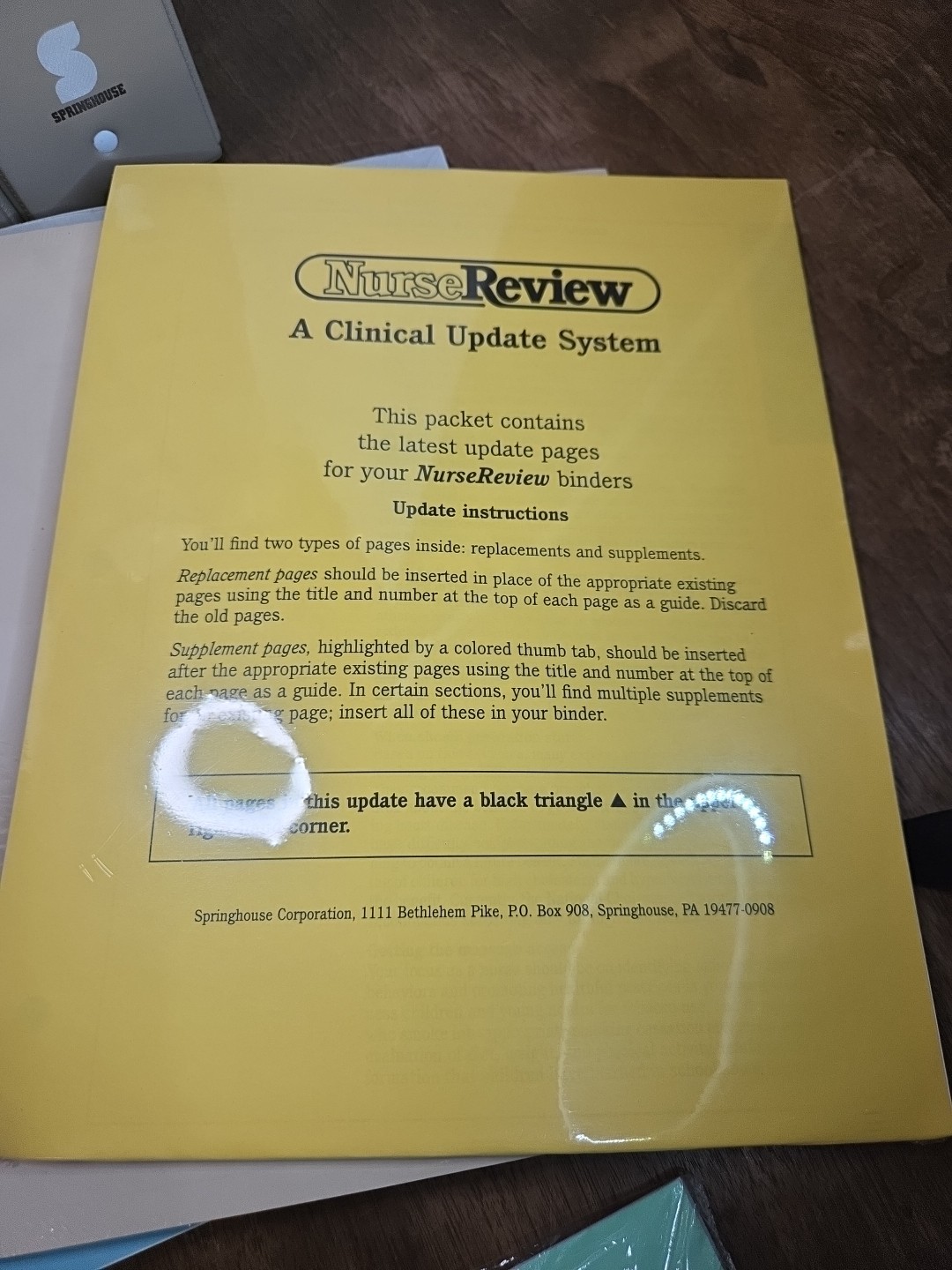 Nurse Review Clinical Update System – Volumes 1, 2 & 3 in 3-Ring Binders