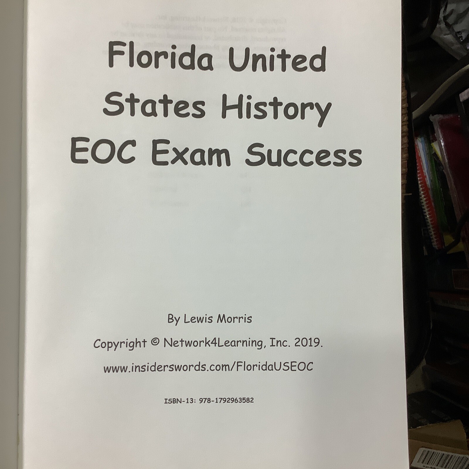 Florida United States History Eoc Exam Success: Master the Key Vocabulary of the