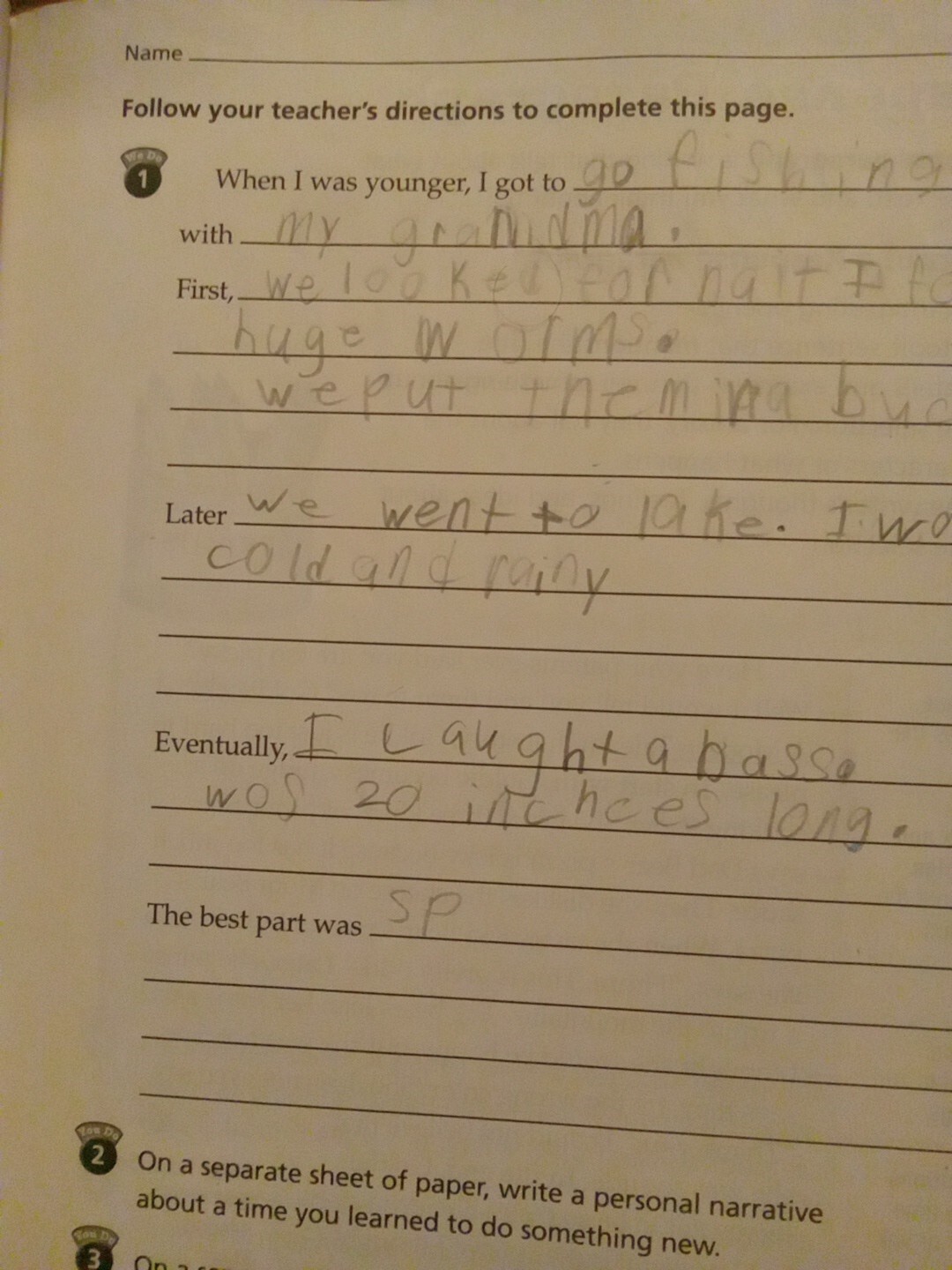Common Core Reader’s Notebook Grade 3 Vol 1 &2, Common Core Writing Check Photos