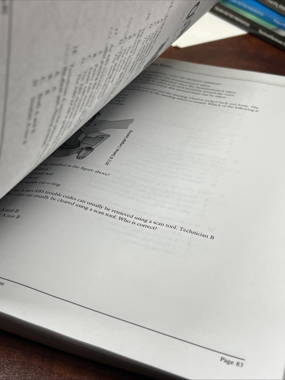 Clean Pages ASE Test Preparation – A5 Brakes (Delmar ASE Test Preparation Series