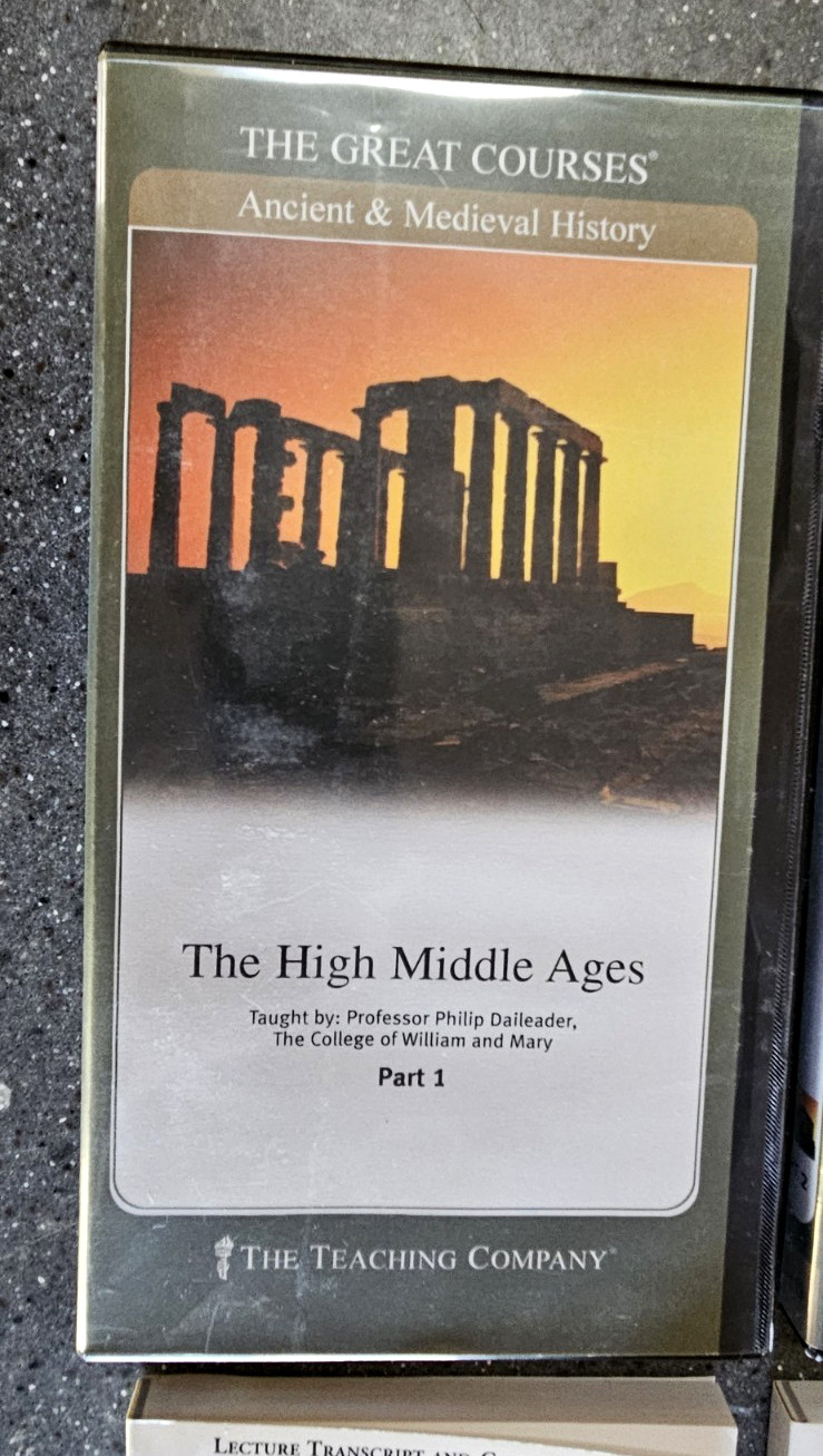 Great Courses: High Middle Ages Parts 1 & 2 Dvds, Guides & Transcripts Daileader