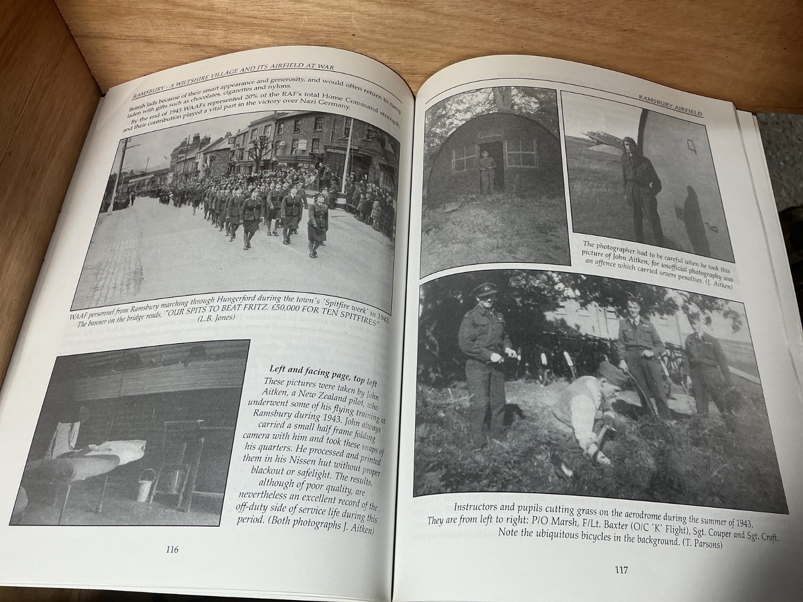 Ramsbury at War Wiltshire Roger Day Band of Brothers 101st Airborne Division VGC