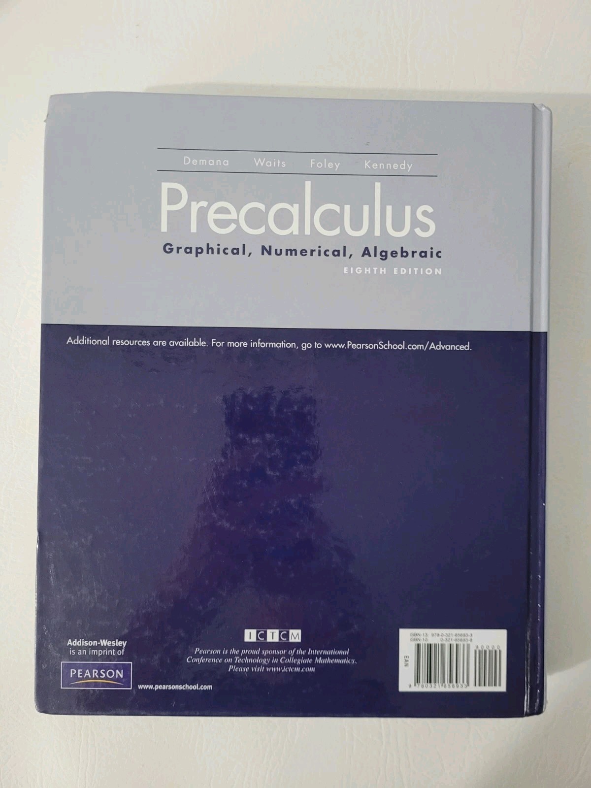 Precalculus Graphical, Numerical, Algebraic Eighth Edition Pearson School