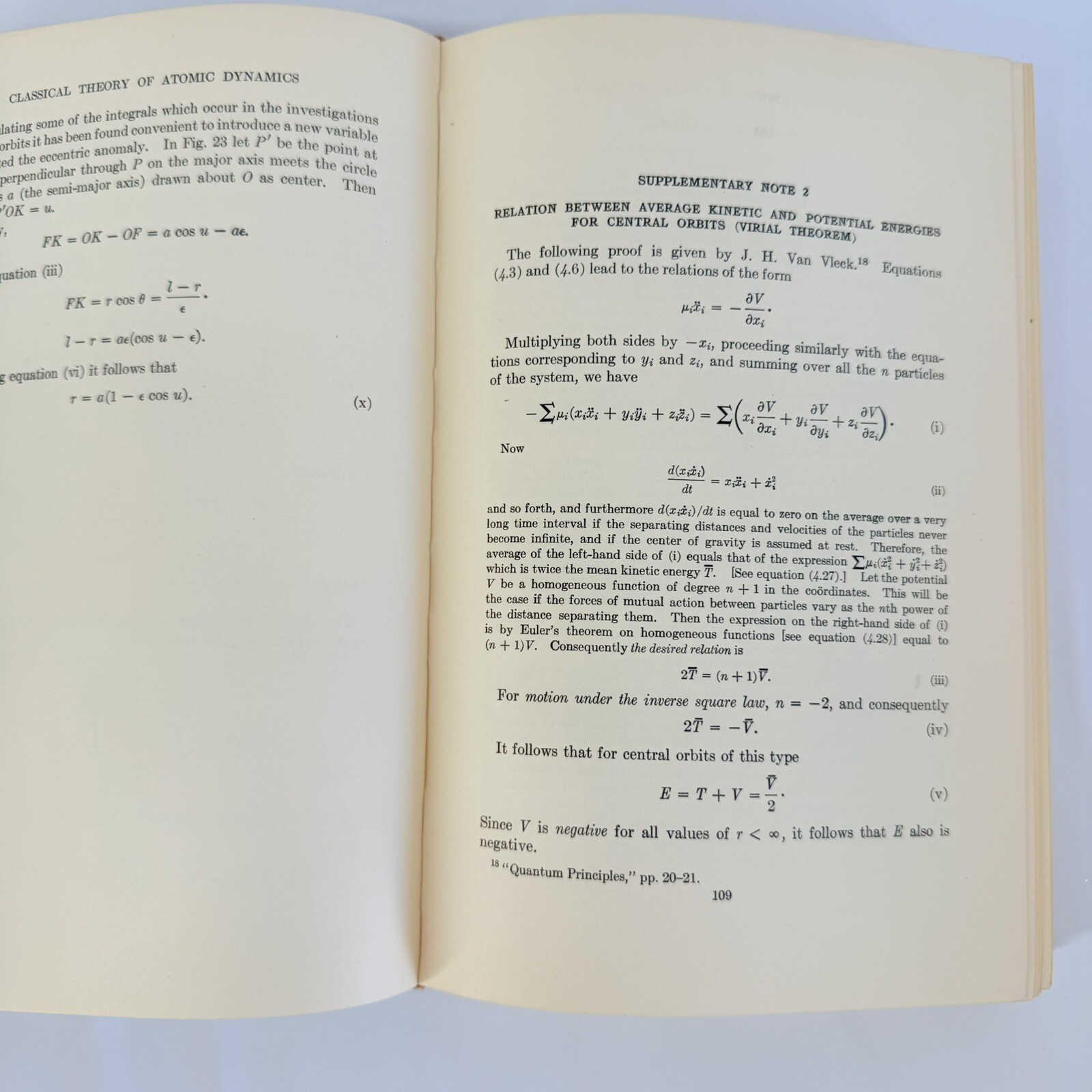 The Elements of Quantum Mechanics by Saul Dushman, John Wiley HC 1938