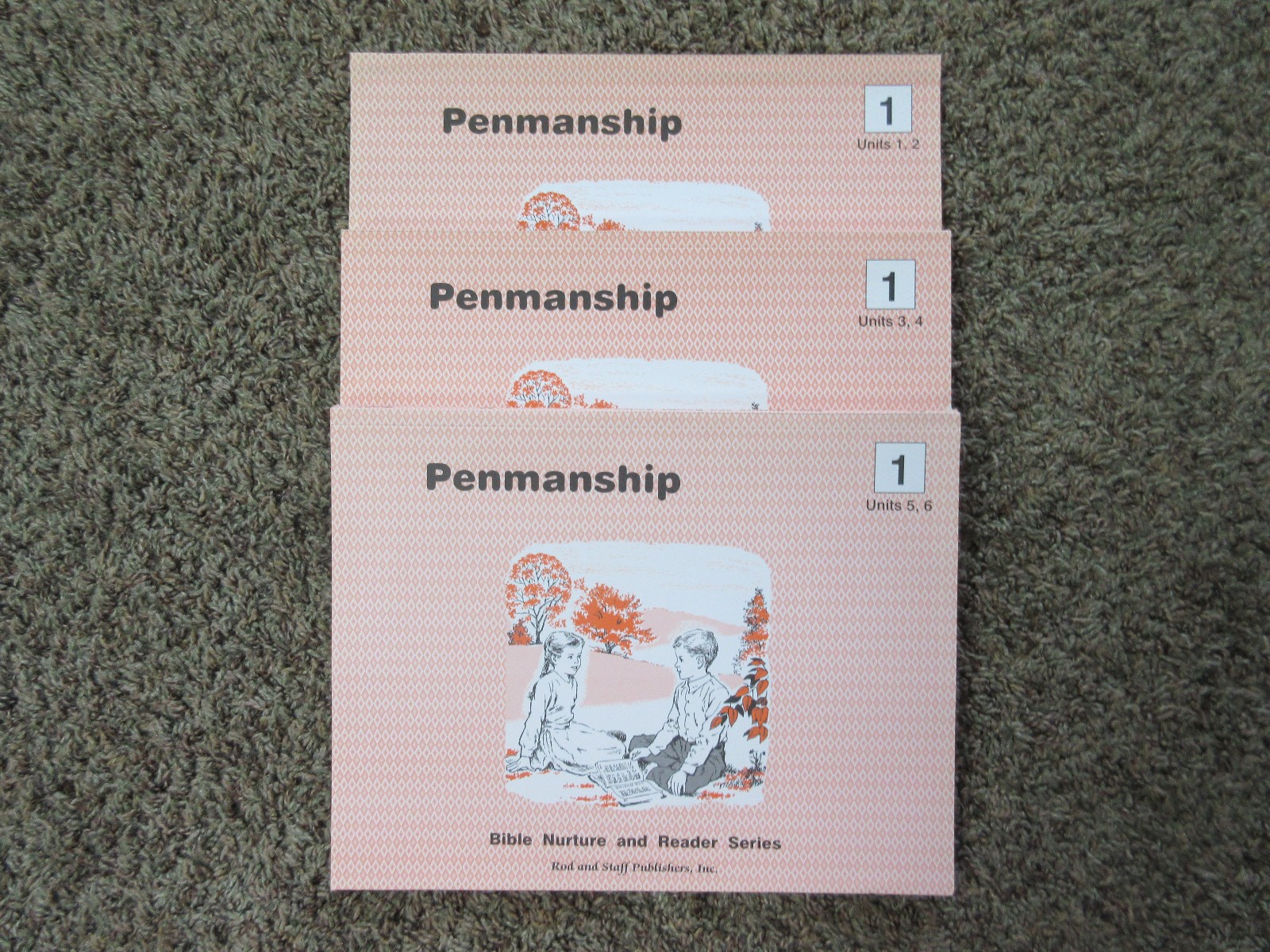 Rod & Staff Grade 1 Lot – Arithmetic Math Penmanship Reading Phonics