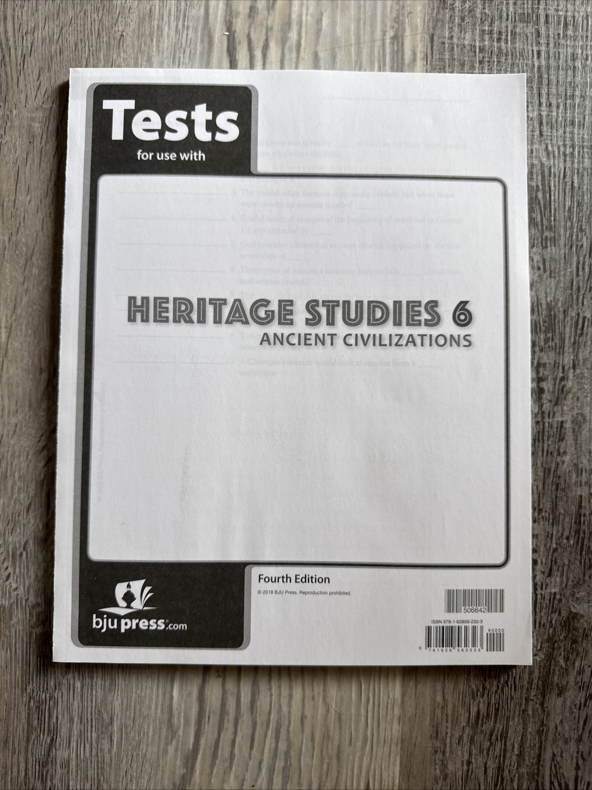 NEW Complete! BJU Heritage Studies 4th Ed. Grade 6 Third History Homeschool Kit