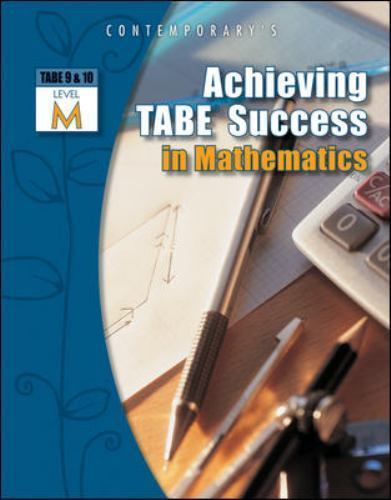 Achieving Tabe Success in Mathematics, Level M Workbook by McGraw Hill