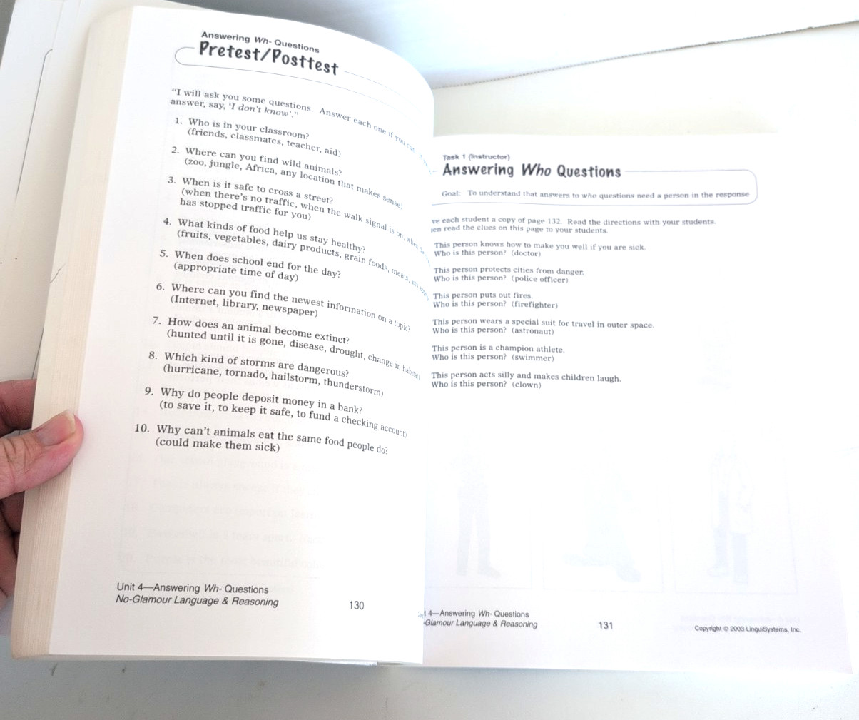 LinguiSystems: no glamour language & reasoning; Autism ASD Speech Therapy NO CD