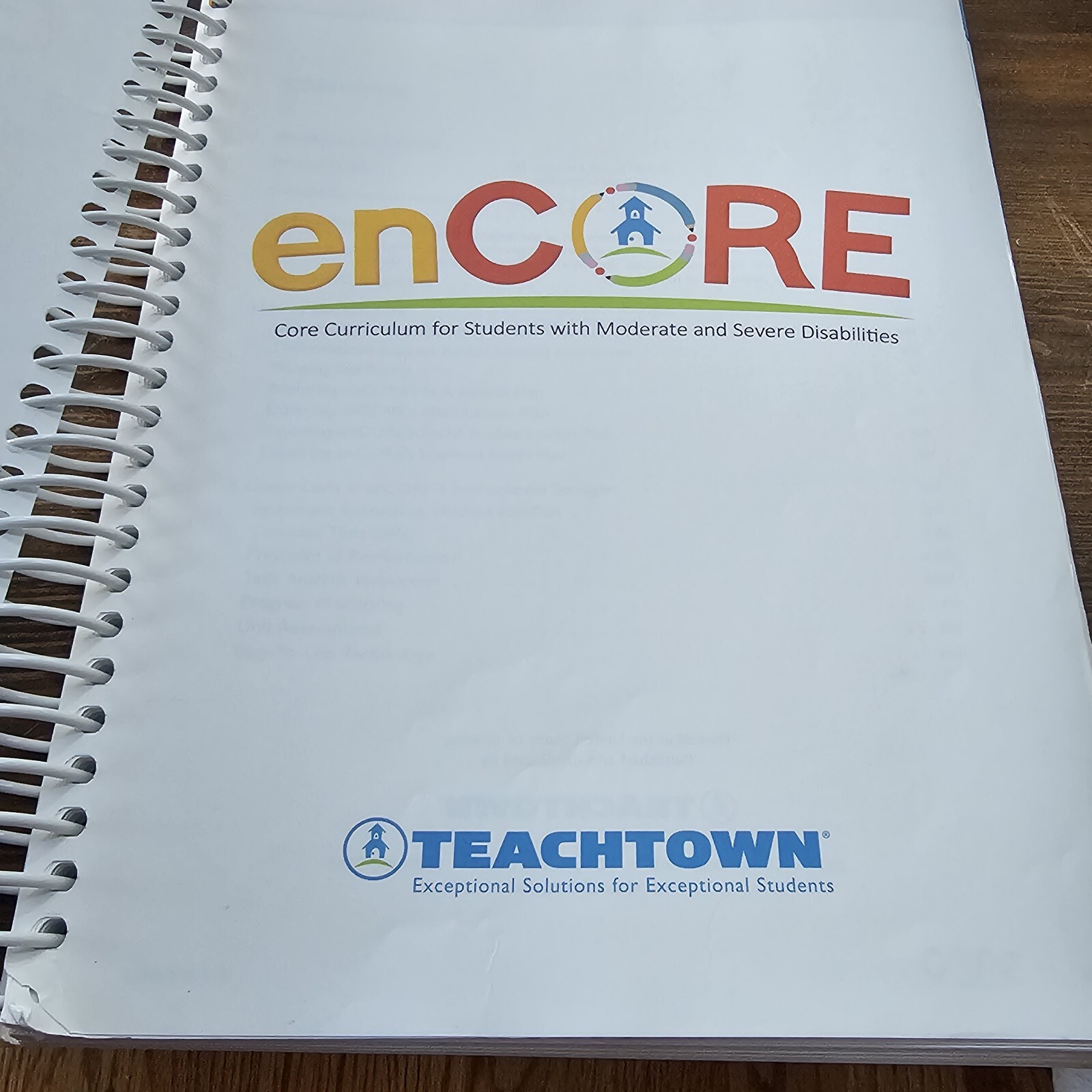Teachtown enCORE Teacher Guide Workbook Assessment Manual Units 1-3 Grades K-2