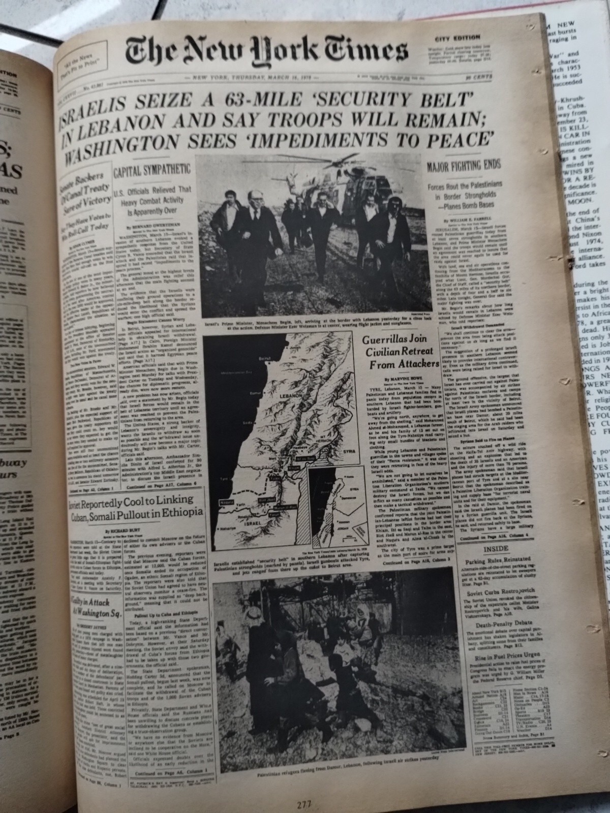 THE NEW YORK TIMES PAGE ONE Major Events 1920-1983 292 pages Hard Back 15.5X11.5