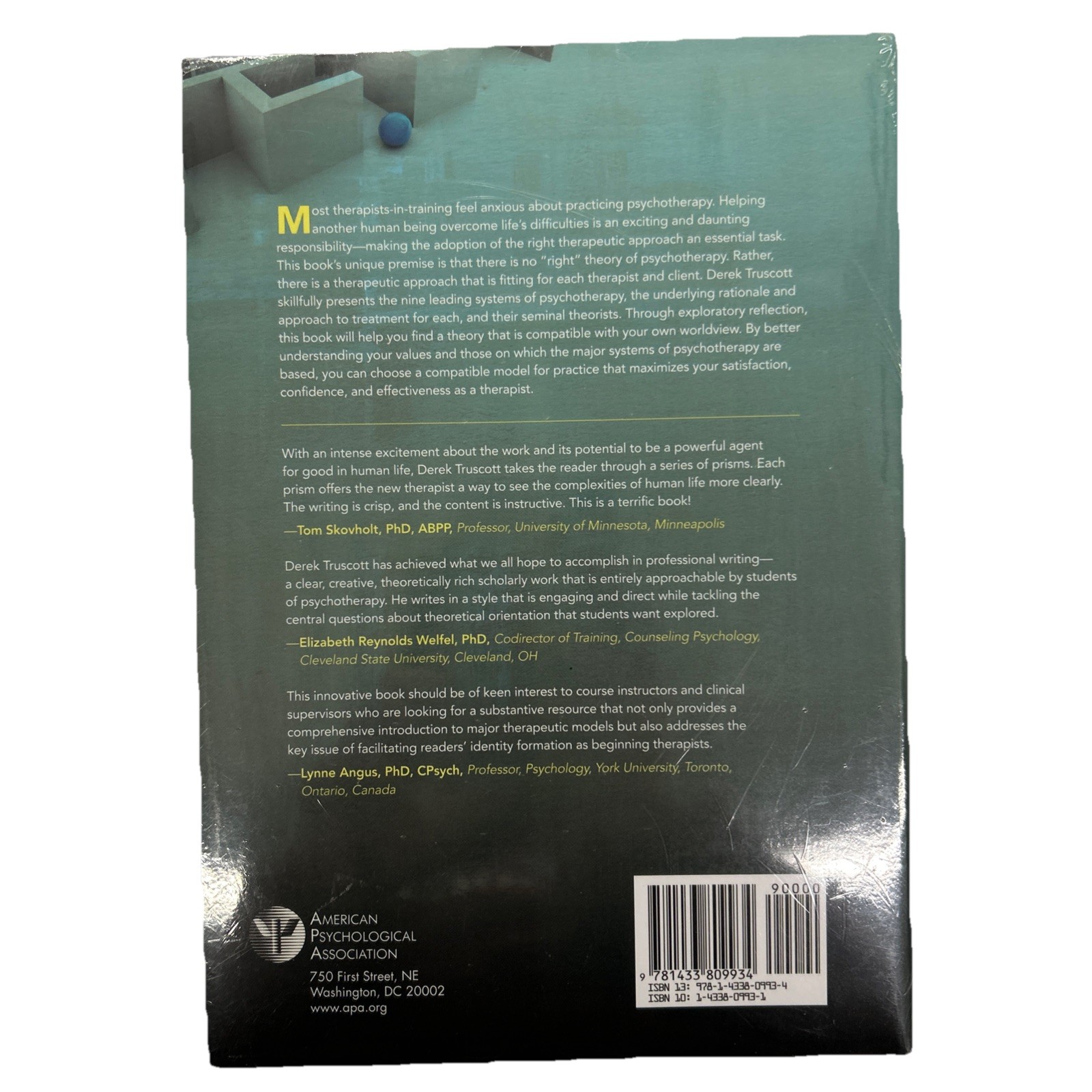 Becoming an Effective Psychotherapist : Adopting a Theory of Psychotherapy. NEW