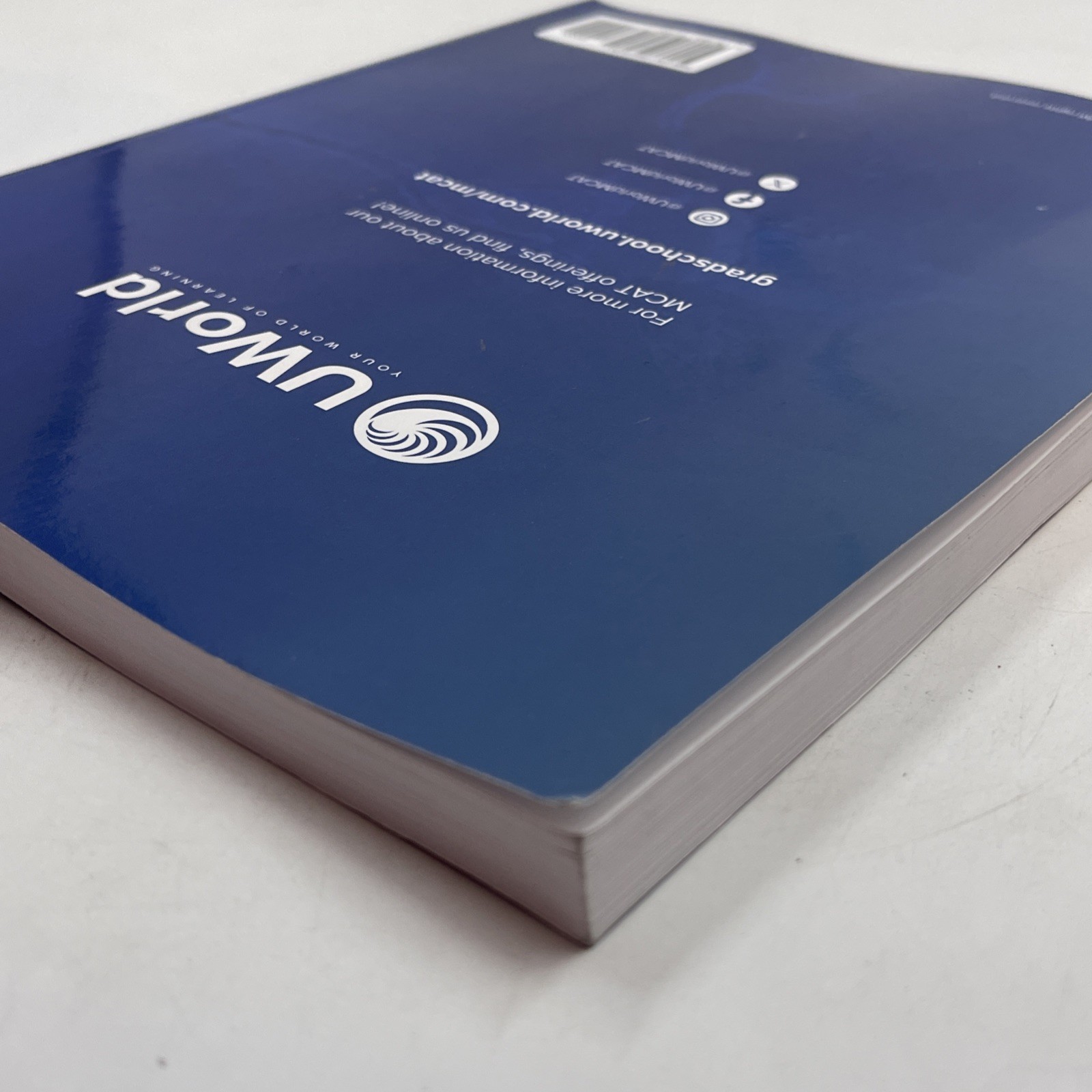 UWorld MCAT Prep Book Behavioral Sciences 2nd Edition 2026-2027