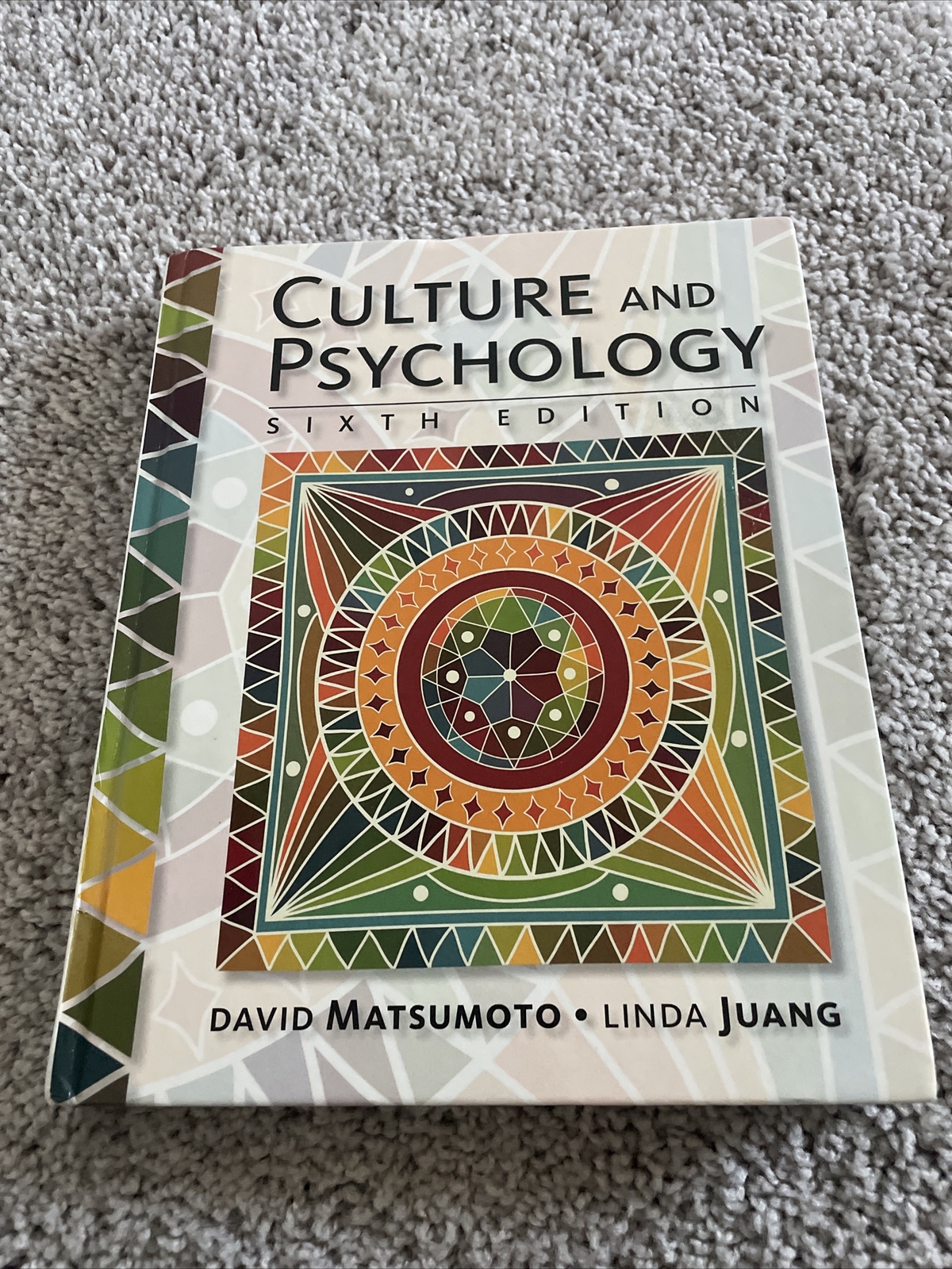 Culture and Psychology by Linda Juang and David Matsumoto (2016, Hardcover,…