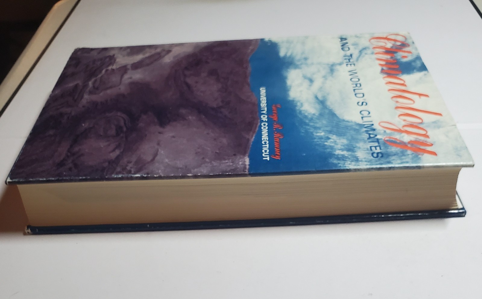 Climatology and World Climates by George R. Rumney Vintage 1968 HC 1st Ed. w/DJ
