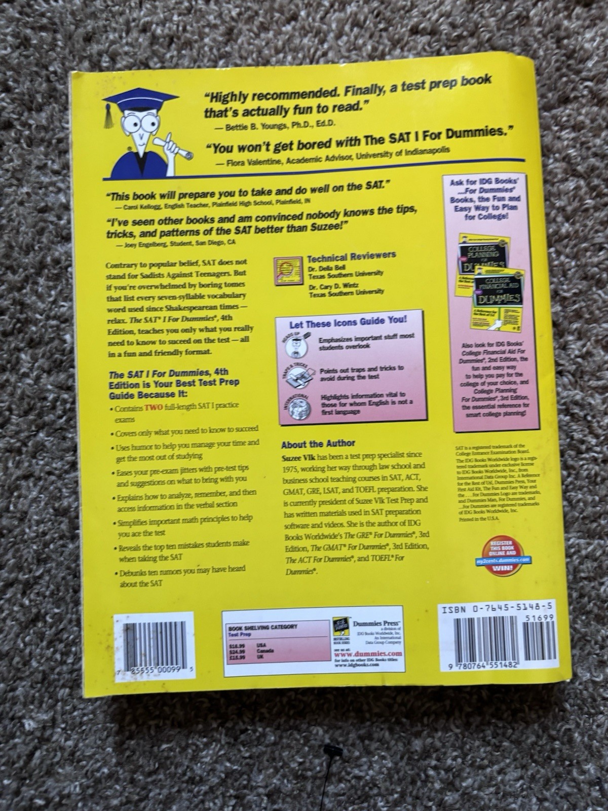 Sat I for Dummies® 4th Edition by Geraldine Woods Paperback