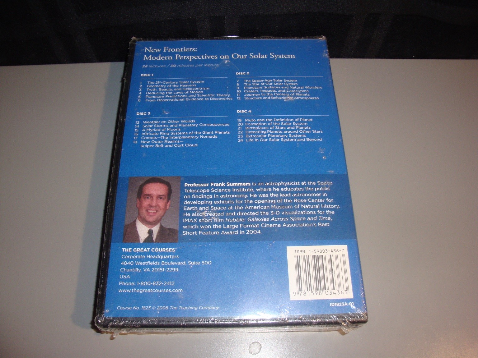 Great Courses New Frontiers Modern Perspectives Solar System DVD Frank Summers