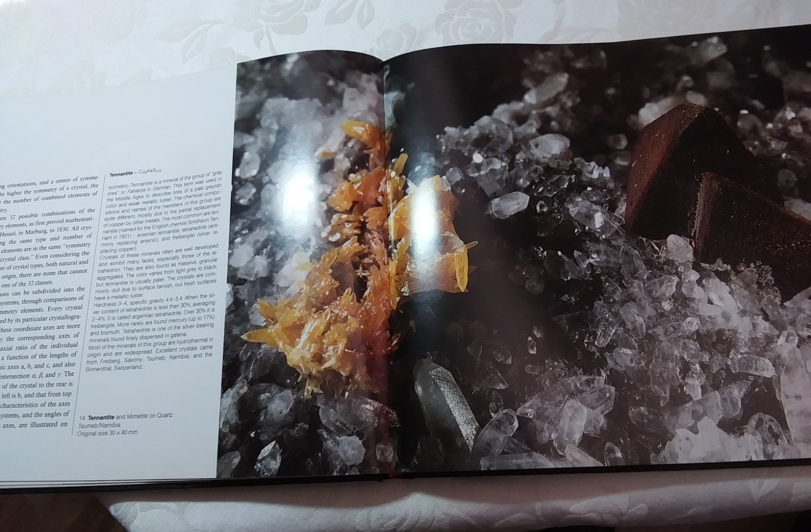Rock identification book The Magic of Minerals 110 photos color large 196 pgs hb