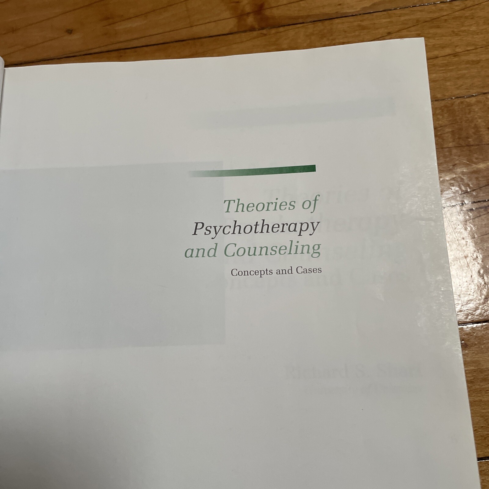 Theories of Psychotherapy & Counseling: Concepts and Cases – Hardcover – Pre-own