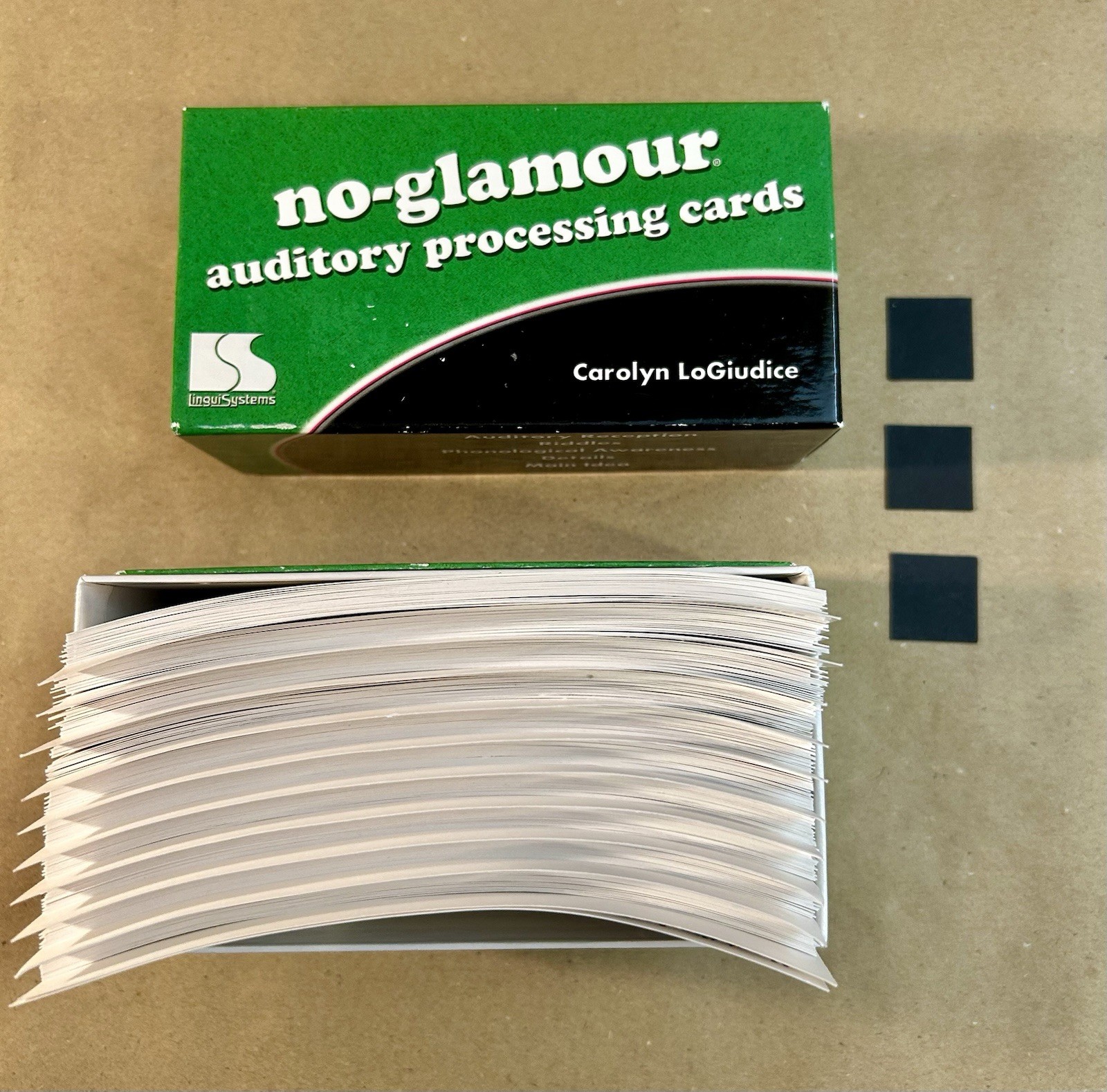LinguiSystems- No-Glamour Auditory Processing Cards- Carolyn LoGiudice
