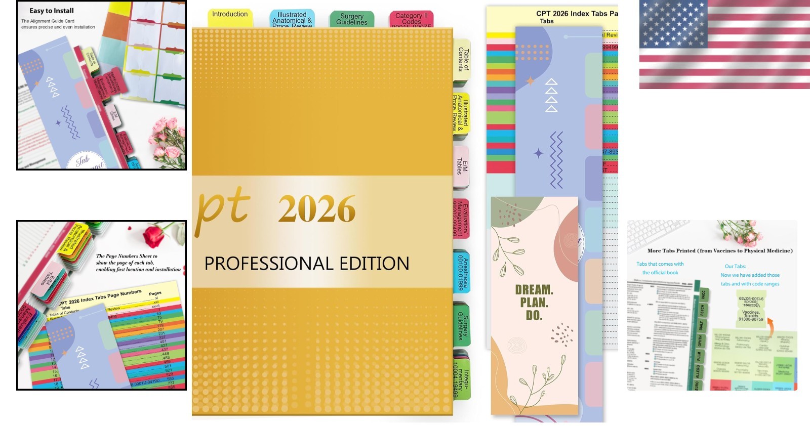 Professional Edition Index Tabs, 96 Dividers