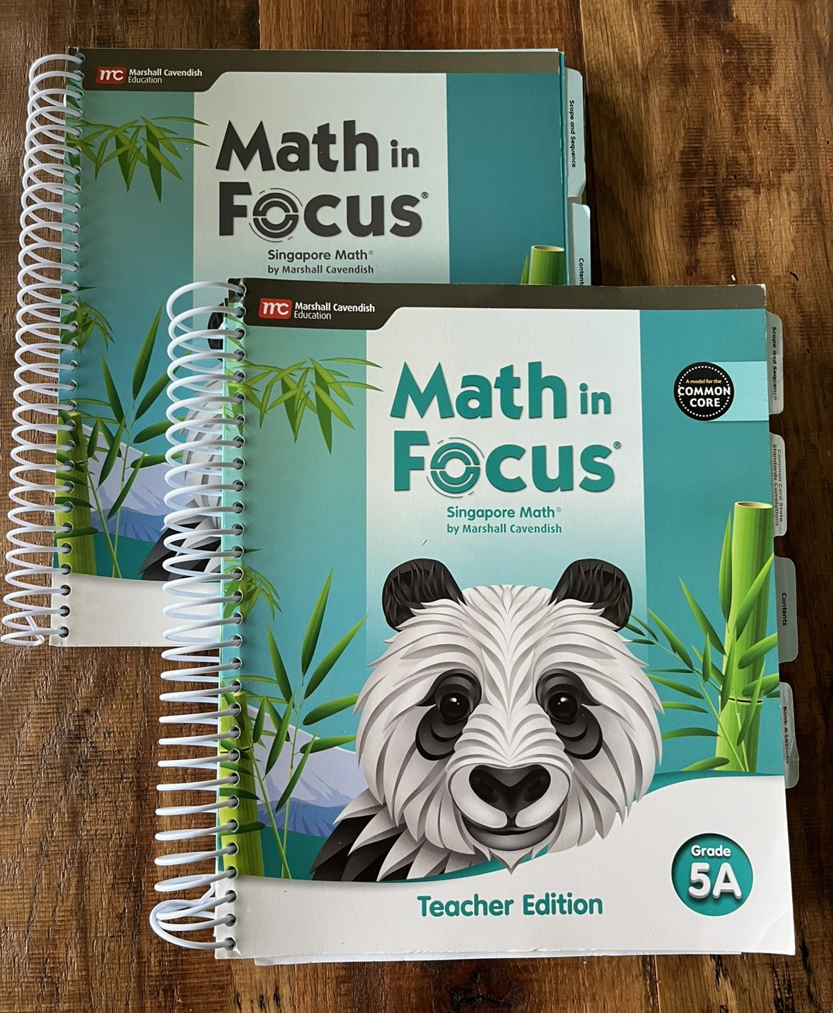 Singapore Math in Focus Teacher Edition 5A & 5B Marshall Cavendish