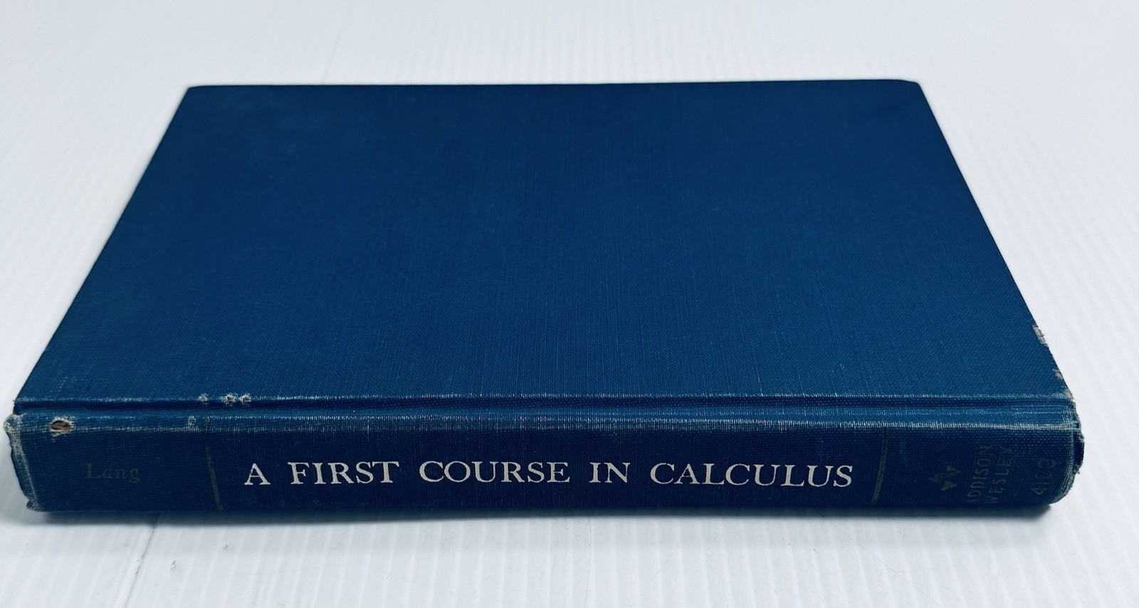 A First Course in Calculus 1964 Hardcover Serge Lang with Supplement Mathematics