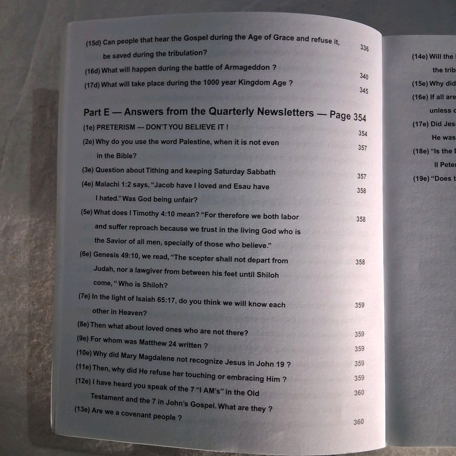 Questions and Answers from the Bible by Feldick, Les E. Please Read